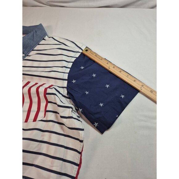 Daniel Cremieux Men's Shirt Size L Blue Label Stars & Stripes Button Up (45) - Picture 12 of 12